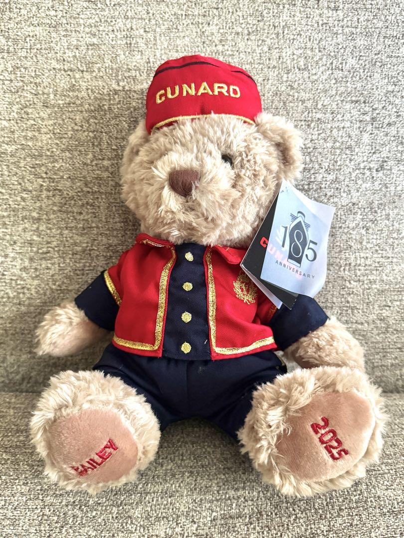 

[USED] Queen Elizabeth Teddy Bear Cunard 185th Anniversary
