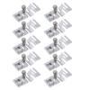 10Pcs Elastic Cord Presser Foot Stainless Steel Rustproof Accurate Size Stretch Presser Foot for Sewing Machine