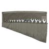 Strong Canvas Wrench Tool Roll Bag Pockets Organizer Pouch And Practical Loop For Easy Storage And Organization Work Area