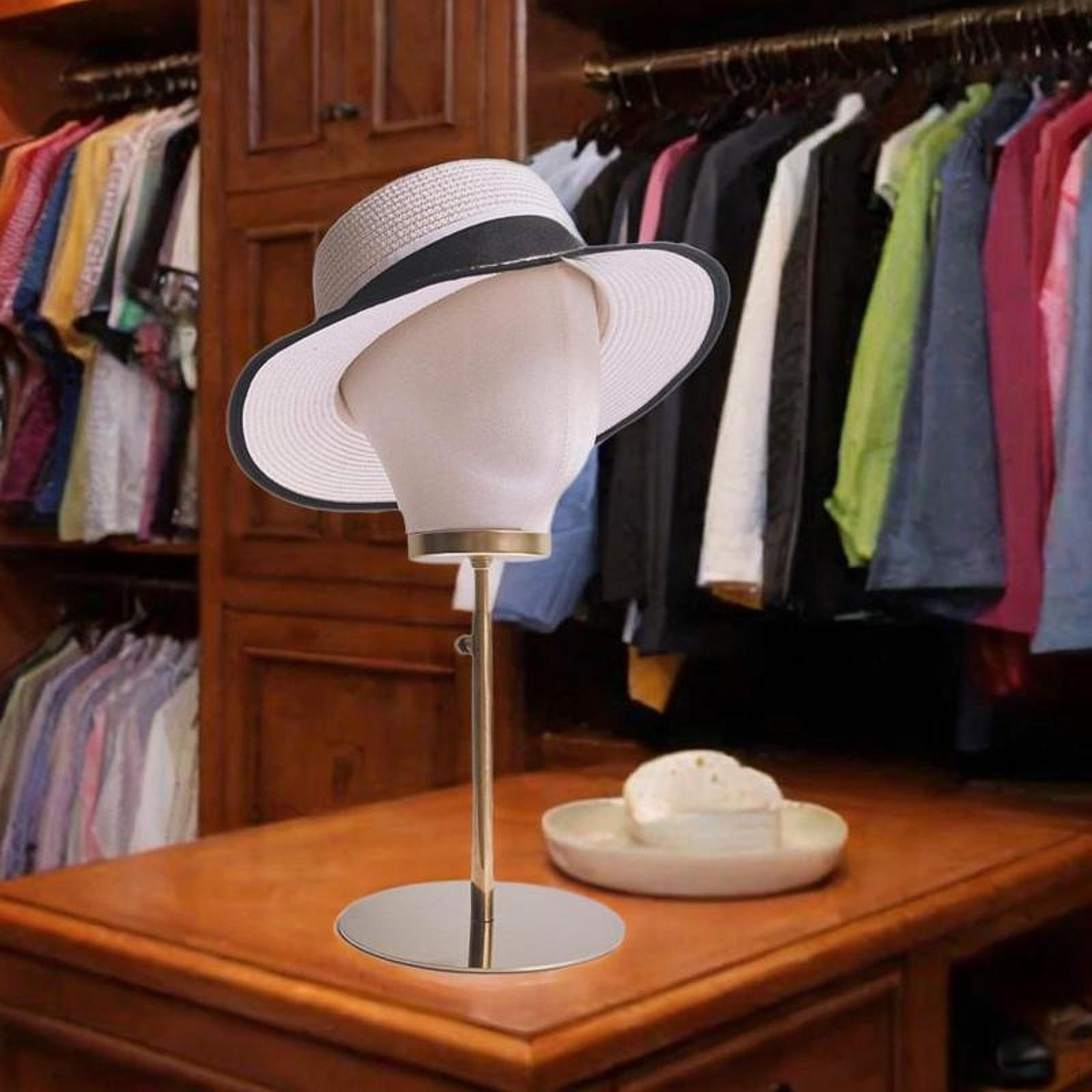 

Элегантная подставка для парика, держатель для манекен-головы, регулируемая высота beige velvet