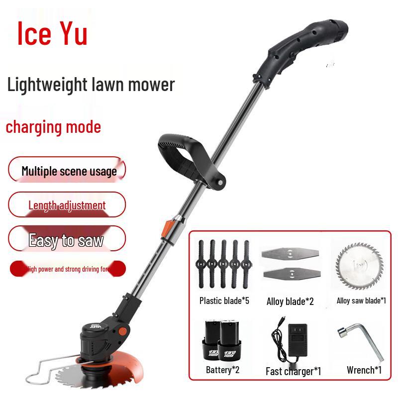 Bingyu Cordless Electric Grass Trimmer CN plug (adapter included)