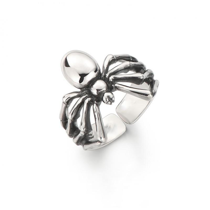 Adjustable Spider Ring Men Women Sterling Vintage Retro Geometric Statement Jewelry