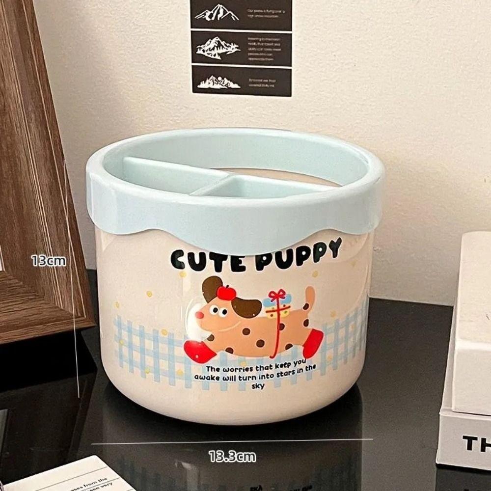 

Open Top Desktop Storage Box Large Capacity Pen Holder Bathroom Storage Rack School Stationery