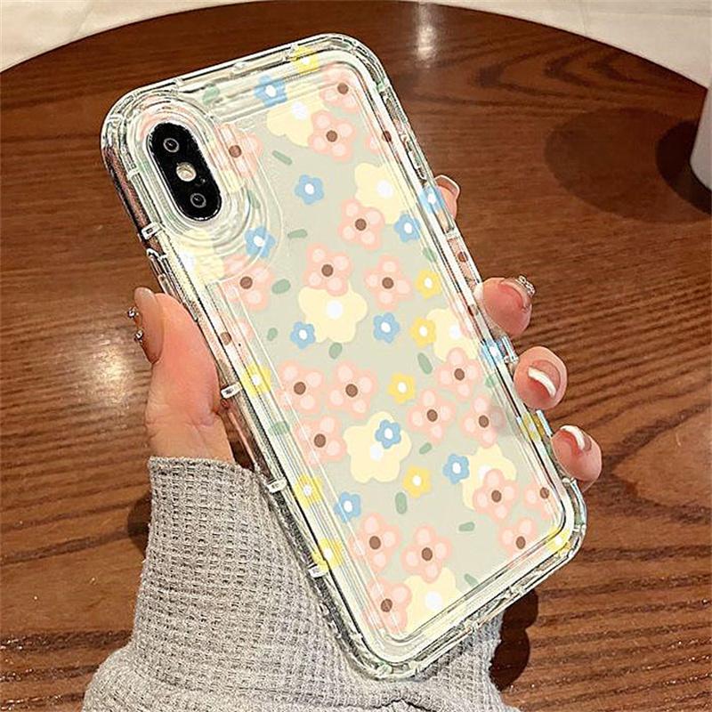 Flower Branch Case for Samsung Galaxy A55 A15 A53 A52S A14 A54 S24 S23 Ultra S22 Plus S21 S20 FE Airbag Shockproof Phone Cover