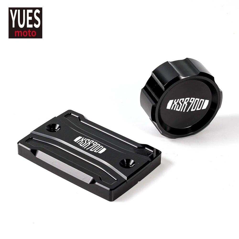 Motorcycle Accessories CNC Front & Rear brake Fluid Cylinder Master Reservoir Cover Cap For Yamaha XSR900 Tracer XSR 900