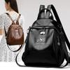 Splicing Women's Backpack New Leisure Travel Backpack Commuter Multi-functional Anti theft Schoolbag