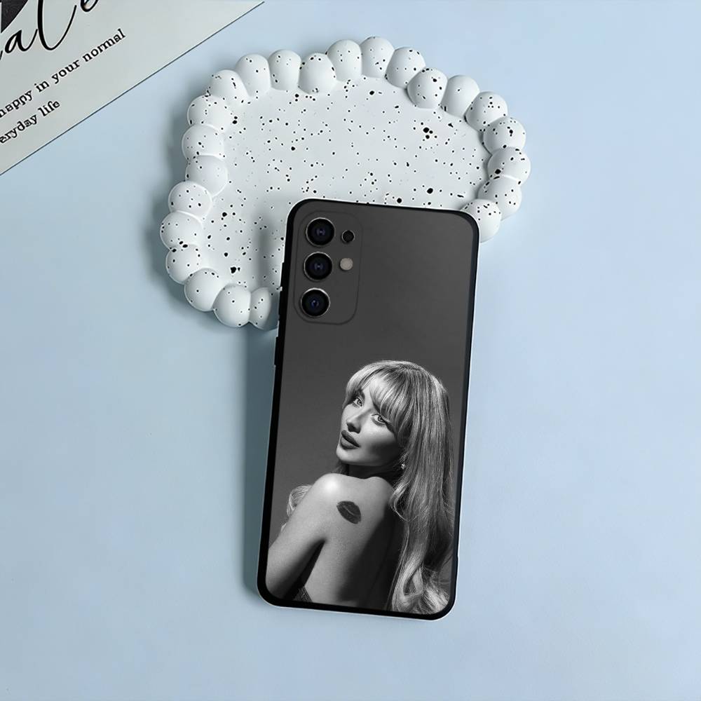 Pop singer-S-Sabrina -C-Carpenter Phone Case For Samsung S25,S24,S21,S22,S23,S30,Ultra,S20,Plus,Fe,Lite,Black Soft Silicone