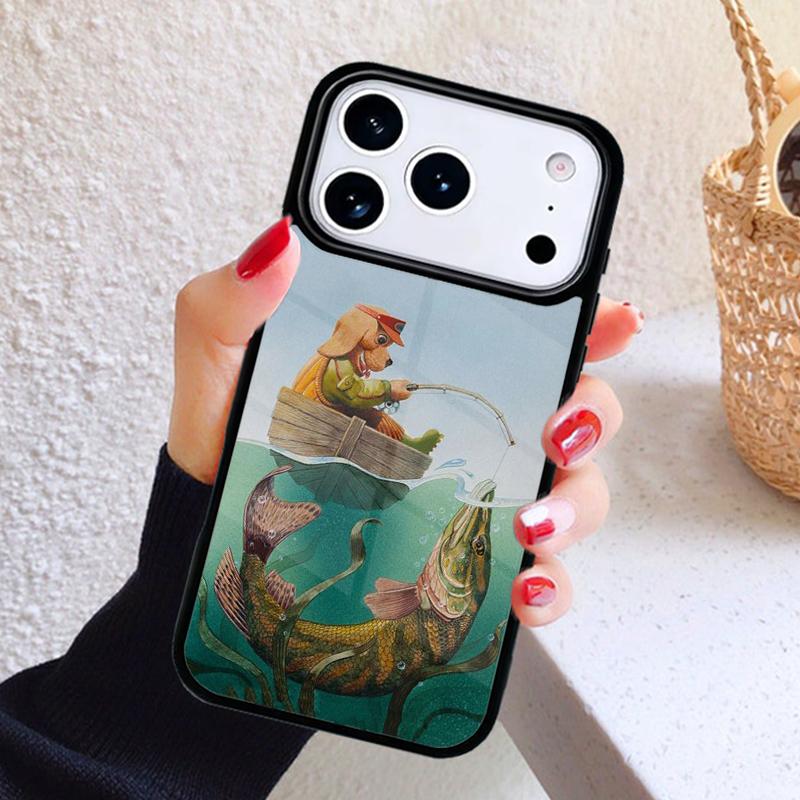 Trout Fish Fishing Phone Case For iPhone 17 Air 16 15 14 13 12 11 Pro Max Plus