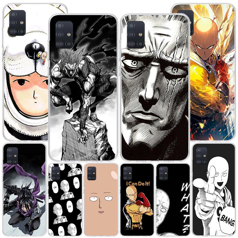 Anime One-Punch Man Phone Case For Samsung Galaxy A52 A32 A22 A12 A51 A31 A50S A30S A20S A10S Note 20 Ultra 10 Plus S10 A72 A71