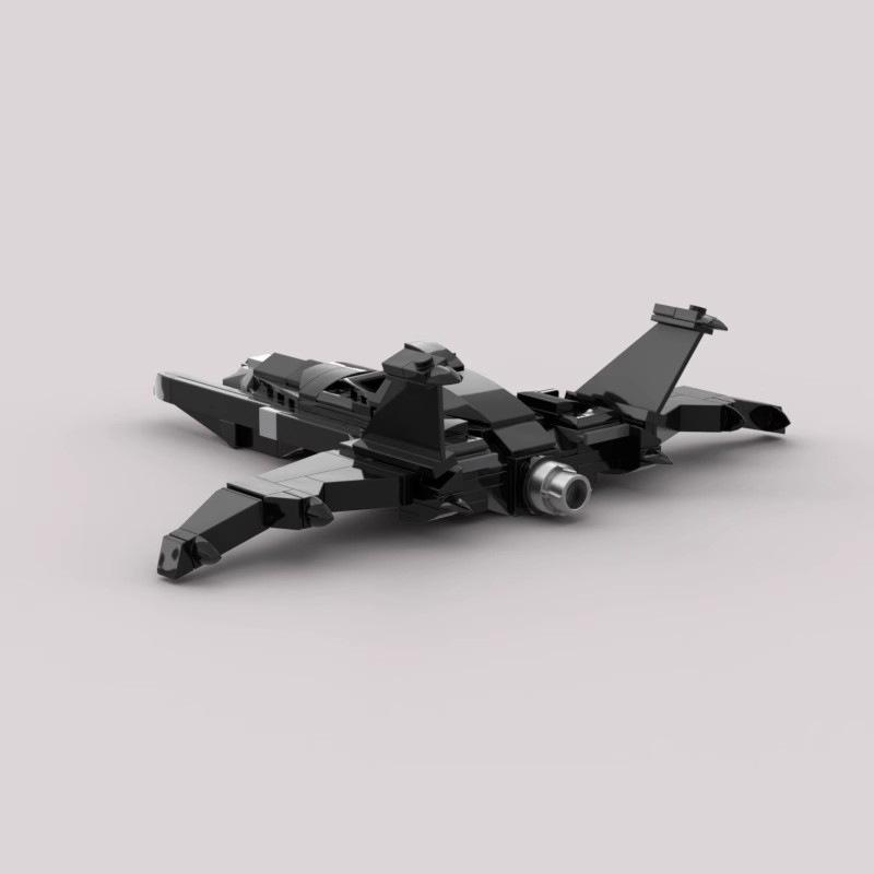 MOC Children's Gift Building Blocks Batman Tank Compatible with Arkham Batwing Model Male Assembled Toy