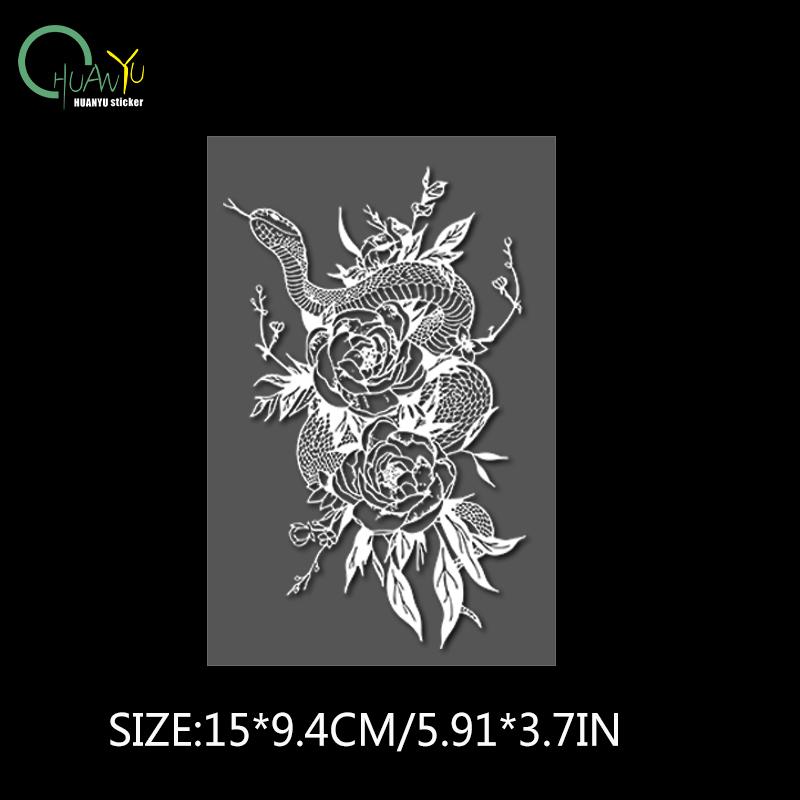 mandala snake decal for car and motorcycle to cover scratches, waterproof and reflective.