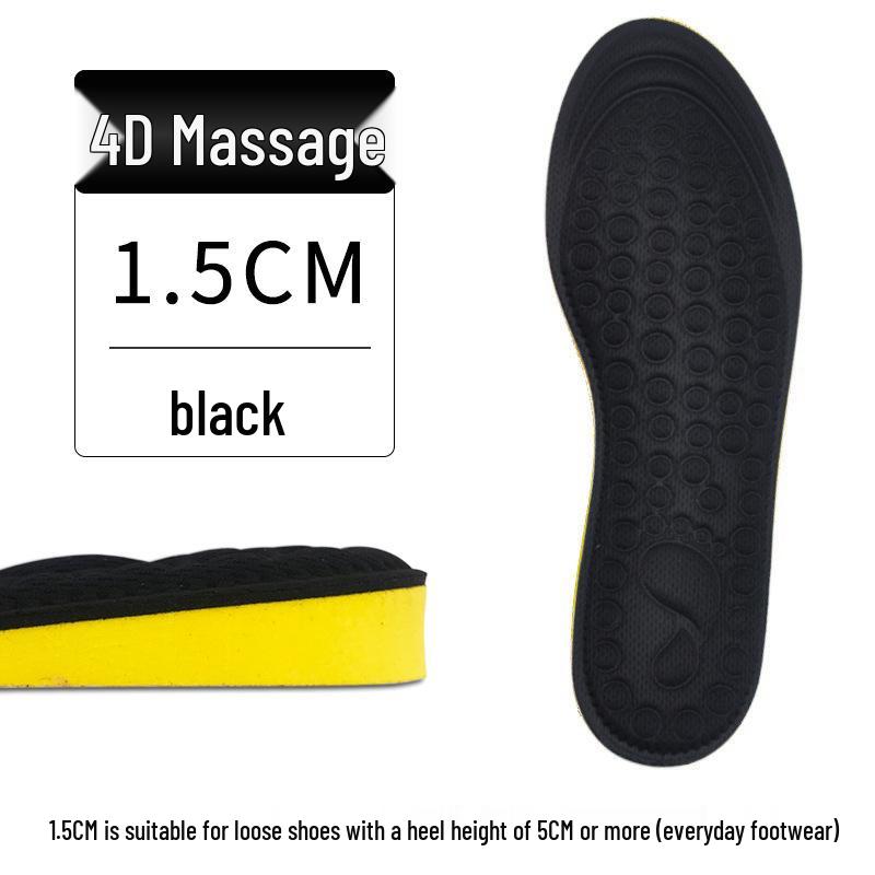 

Breathable EVA Height-Boosting Insoles for Men and Women: Invisible Comfort for Sports and Casual Shoes Size 39-40