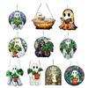 Ghost Sun Catcher Acrylic Bright Color Lampshade Pendant Halloween Party