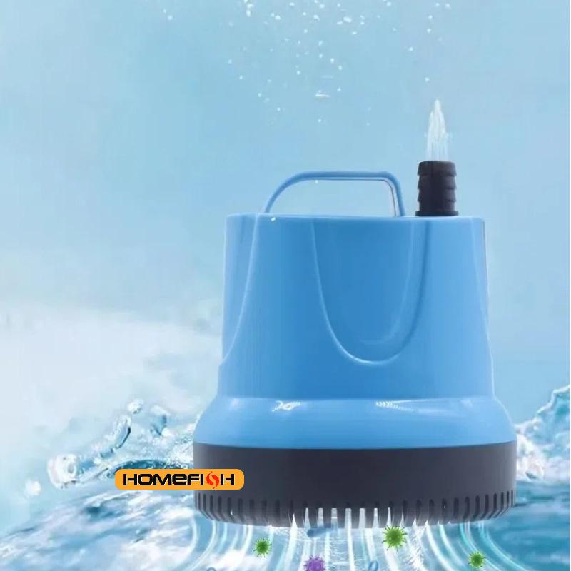 Submersible Water Pump - Aquarium Fish Tank Circulating Pump with Filter Bottom Suction Function
