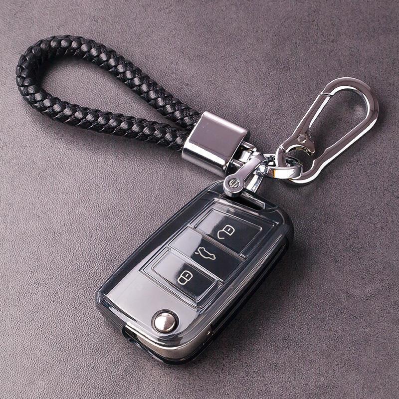 Car Key Cover for 2024 Volkswagen Lavida, Tiguan L, Tayron, and Lamando.