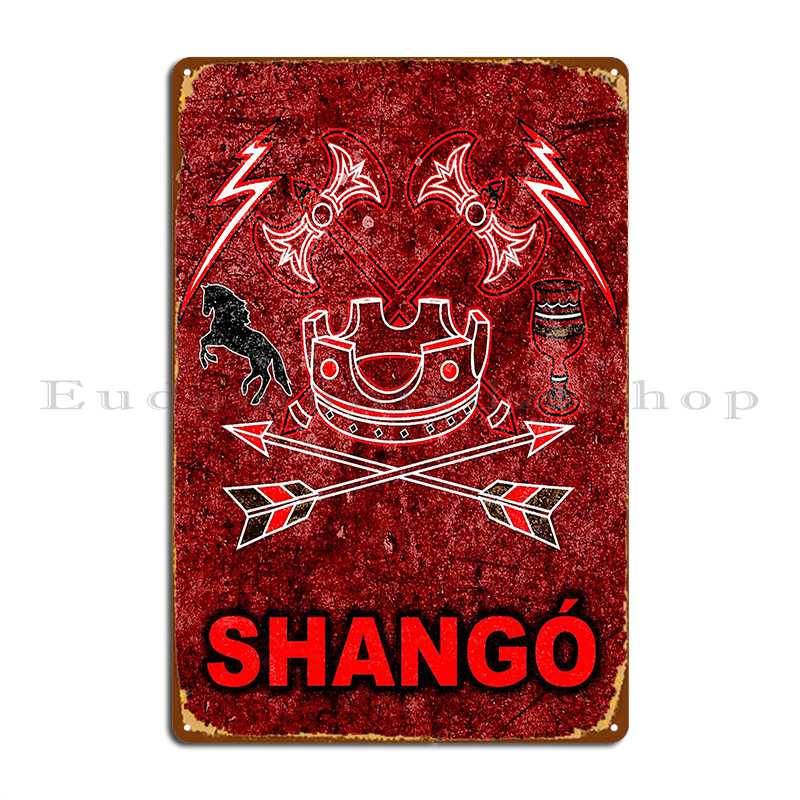 Shango Metal Plaque Poster Pub Plates Garage Printing Personalized Party Plates Tin Sign Poster 20x30cm