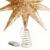 Christmas Tree Topper Star With LED Light Seasonal Festive Treetop Decorations Christmas Tree Top Ornaments Star For Office