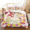 3D Anime Kawaii Girls Tokyo Mew Mew Bedding Set Printed Duvet Cover Pillowcase Single Double Style Queen King Size Sets