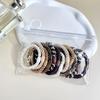 12pcs/set Nylon Hair Rope Set High Quality Elastic Rubber Band Fashion Ponytail Holders  Gifts