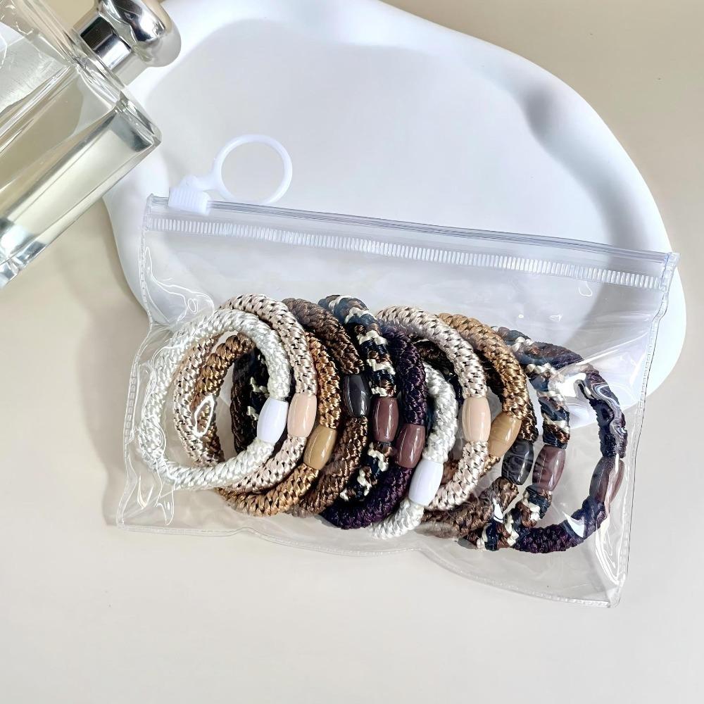 12pcs/set Nylon Hair Rope Set High Quality Elastic Rubber Band Fashion Ponytail Holders  Gifts