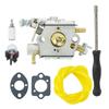 584901401 Carburetor Repair Kit For 525L,525LS,525LST,525ES,Trimmer Chainsaw Includes Filter Primer Bulb Gaskets Tool