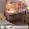 Multifunctional Desk and Chair Set with Integrated Bookcase – Compact Study Writing Table for Home or Student Bedroom