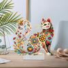 Acrylic Special Shaped Animal Desktop Diamond Art Kits 5D DIY Diamond Art Tabletop Decorations for Home Office Desktop Decor