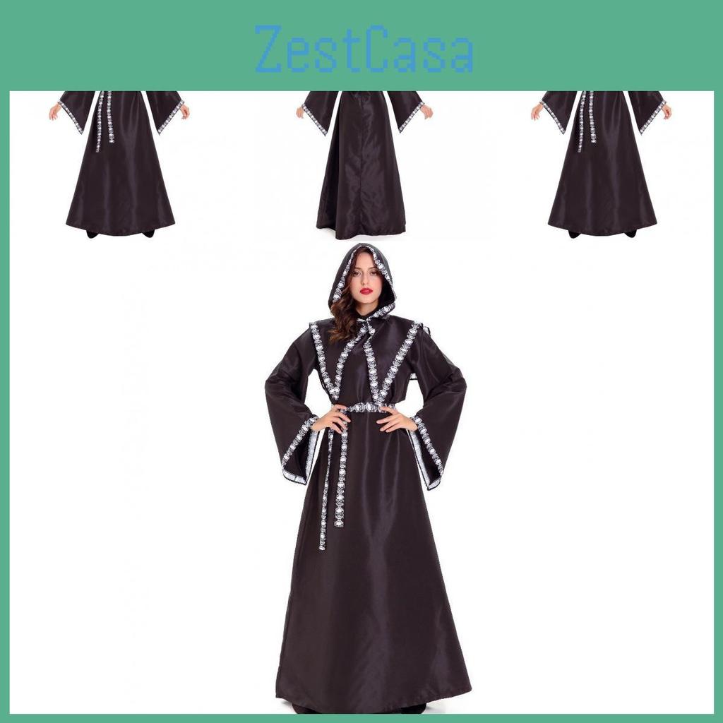 Spooky Skeleton Reaper Witch Outfit Cloak Ideal For Halloween And Cosplay Celebrations