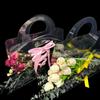 3 Pieces Transparent PET Flower Wrapping Handbag Waterproof Flower Gift Box  Party Gift