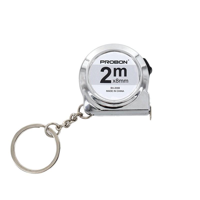 Schneckenförmiges 2m Schlüsselanhänger Stahlmaßband Lineal – Tragbarer Autoanhänger Geschenk
