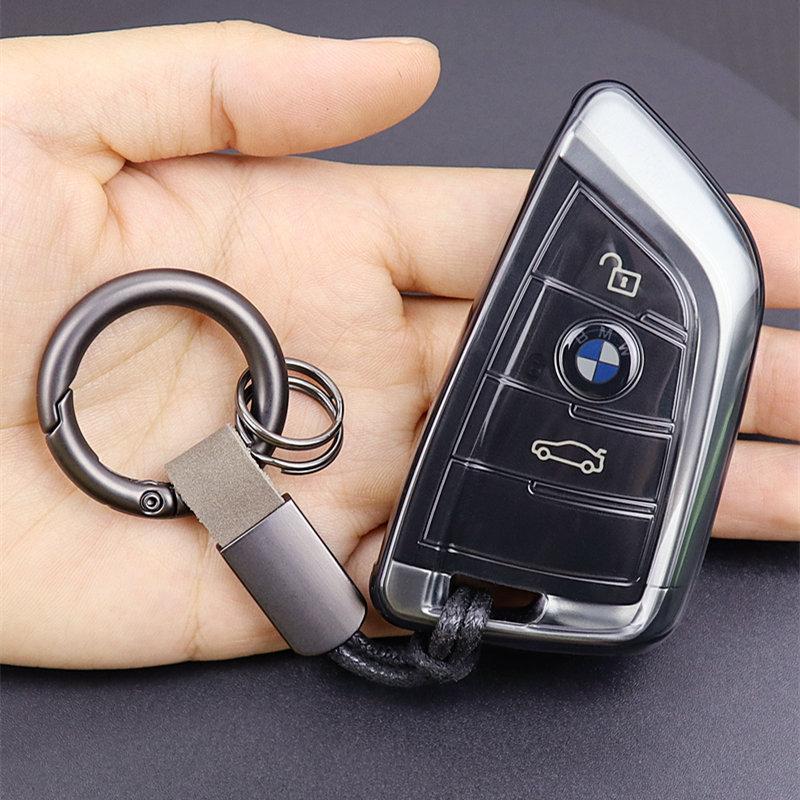 Ultra-Thin Transparent Key Cover for BMW X1-X7, 1, 3, 5, 7 Series