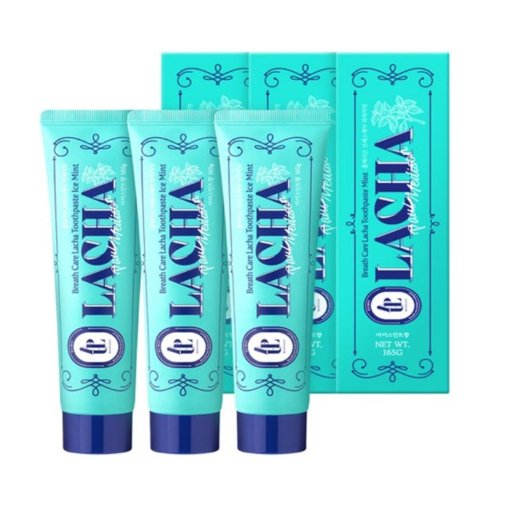 Paul Medison Breath Care Lacha Toothpaste Ice Mint 165g*3Pcs/6Pcs