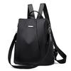 Fashion Nylon Solid Color Lightweight Waterproof Large Capacity Detachable Shoulder Strap Multi Functional Women's Backpack