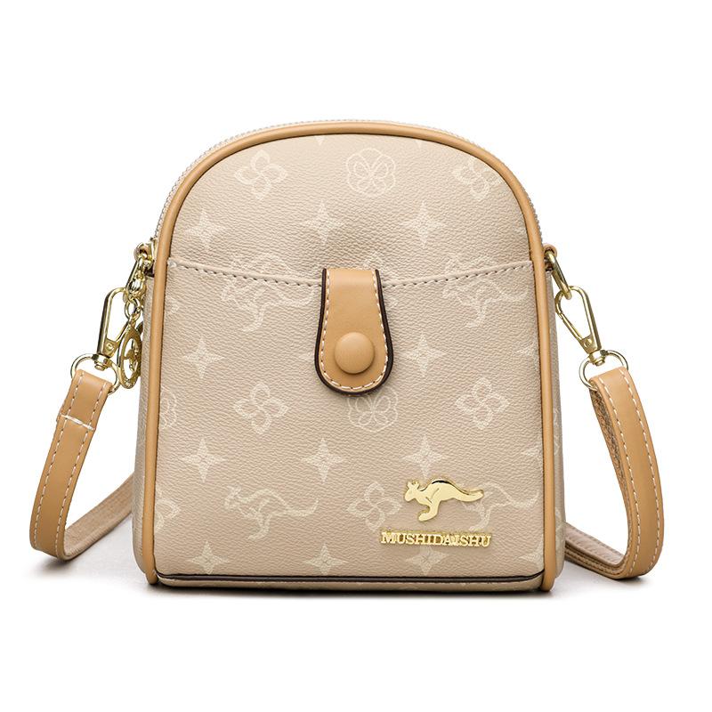 Mobile Phone Coin Purse Single-shoulder Crossbody Bag Solid Color Simple and Versatile Mom Bag