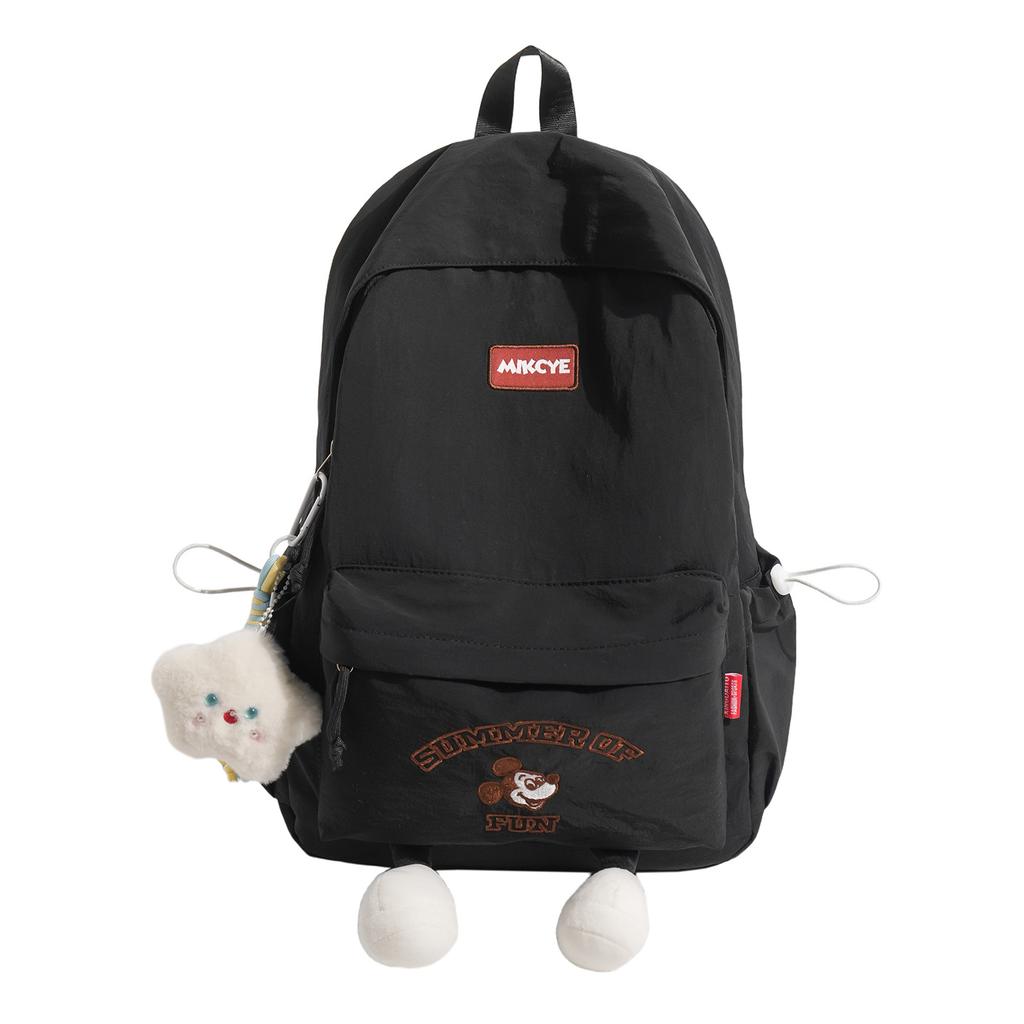 Schoolbag high-value junior high school student backpack female Korean version simple and versatile primary school student schoolbag girl cute
