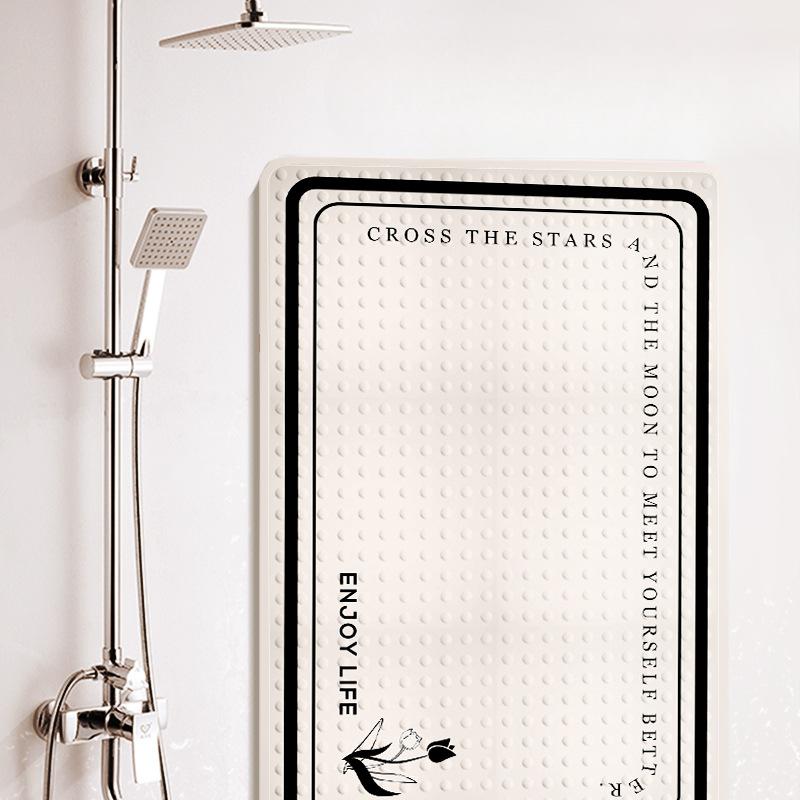 Anti-slip Floor Mat for Bathroom Special Bathing and Anti-fall Foot Mat for Bathroom Toilet Bathroom Toilet Shower Room Waterproof Suction Cup Mat