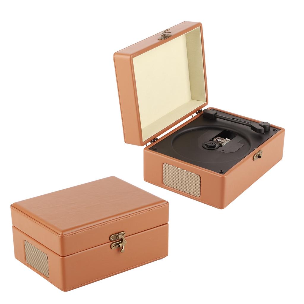 Suitcase CD Player Professional HiFi Stereo Sound Bluetooth Record Player with Remote Control for Ho