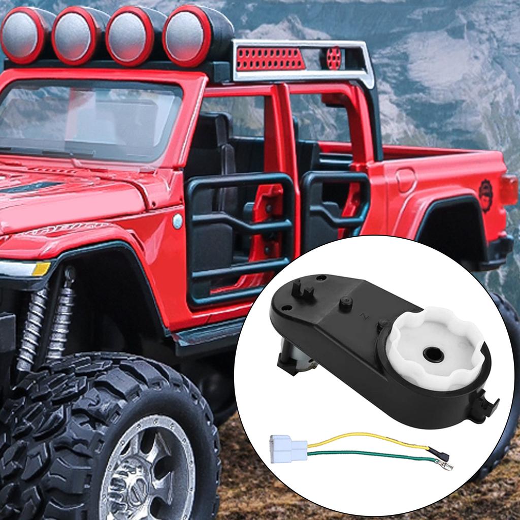 RS390 12V Electric Motor Gearbox For Kids Off Road Ride On Cars Durable Construction Climbing Ability Safety Protection