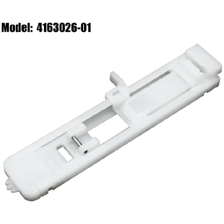 Multifunctional 4423 Buttonhole Foot Suitable for Household Sewing Machines Effortless Operation White Plastic Design