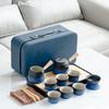 Household Kung Fu Tea Set, Portable Outdoor Travel Tea Set, Complete Set of Teapots, Business Gifts, Free Printing