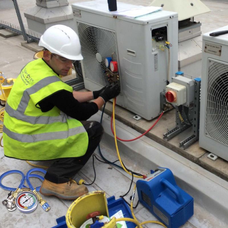 R1234YF High/Low Side Quick Couplers Adapter Kit R1234YF To R134A Conversion Connectors For A/C Refrigerant Charging Hose