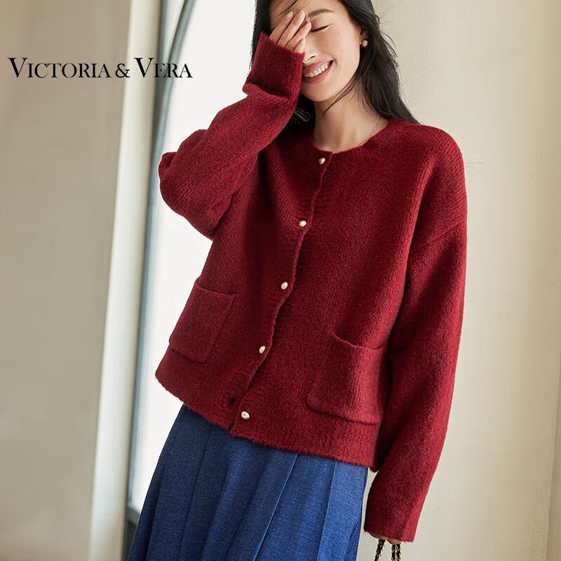 

VICTORIA&VERA Women s Retro Gold Button Knit Cardigan XL
