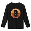 kids 9 year Old Birthday T Shirt Boys basketball 9th vintage Washed Unisex Slightly designer clothes Stylish
