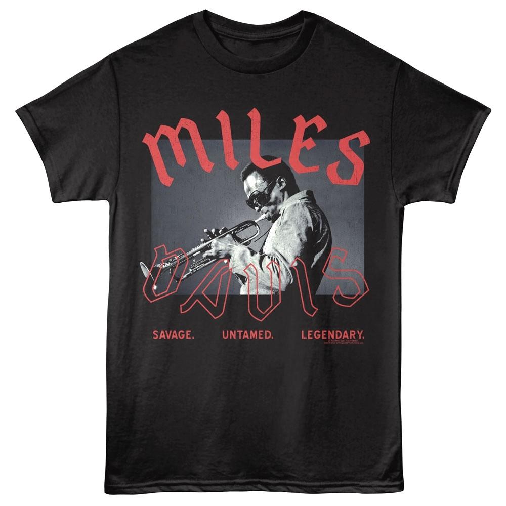 Miles Davis Savage Untamed Legendary Men T Shirt S