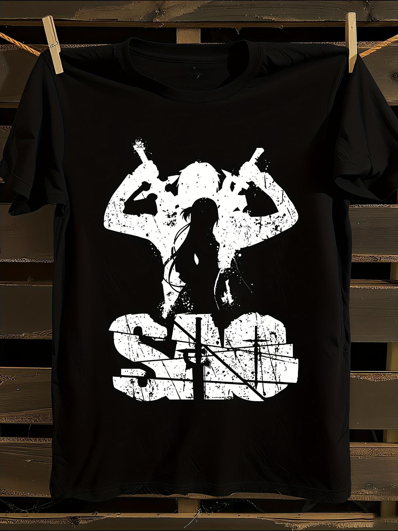 Аниме Графическая Футболка Sword Art Online XXXXL