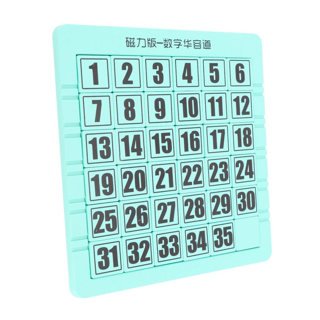 Kids Mathematics Sliding Puzzle Board Develop Logical Thinking Intellectual Magnetism Sliding Toy