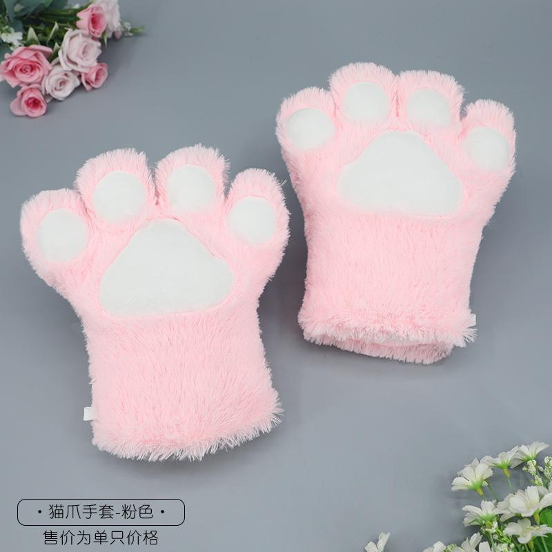 A Cute Faceu Plush Cosplay Show Prop Cat Paw Cat Paw Gloves