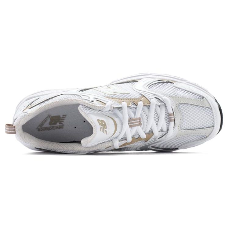 New Balance NB 530 Fabric Synthetic Leather Retro Lightweight Casual Sports Shock Absorption Wear-Resistant Balance Mid-Top Dad Shoes MR530RD-D