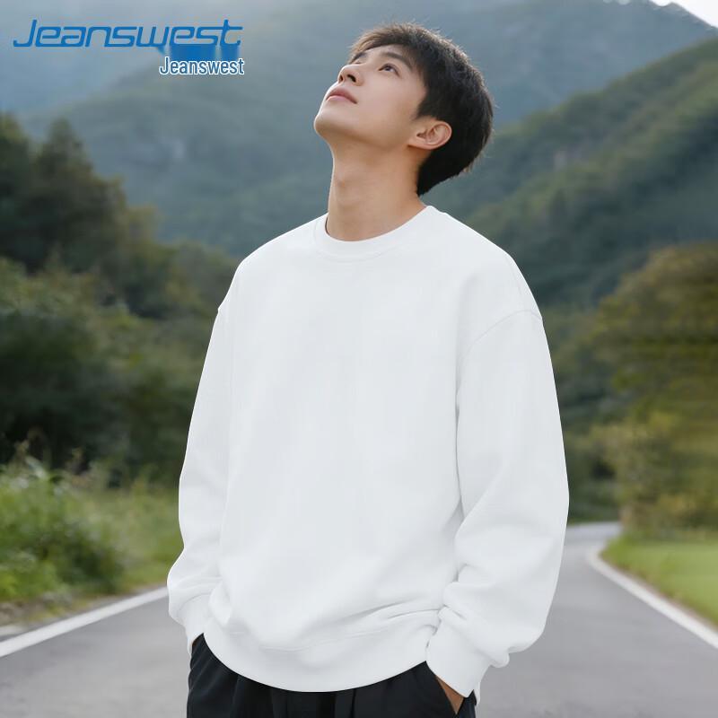 Jeanswest Herr Enfärgad Crewneck Sweatshirt