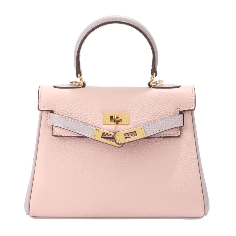 Top Grain Cowhide Kelly High-End Women's Genuine Leather Handbag/Shoulder Crossbody Bag